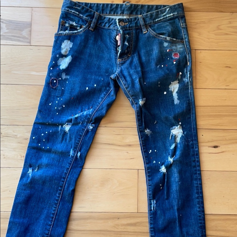 DSquared2 distressed jeans